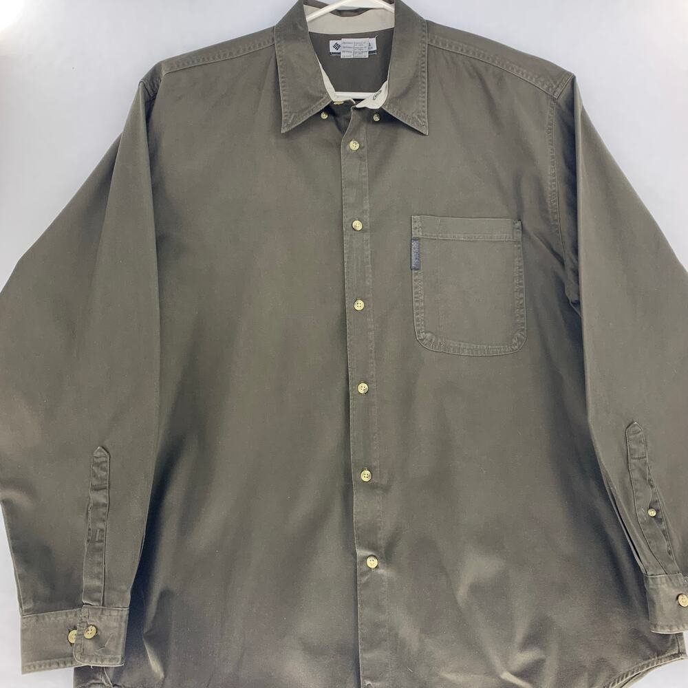 Columbia Sportswear Company Men's Long Sleeve Button Down Shirt XXL